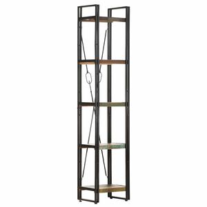 vidaXL Boekenkast met 5 schappen 40x30x180 cm massief gerecycled hout