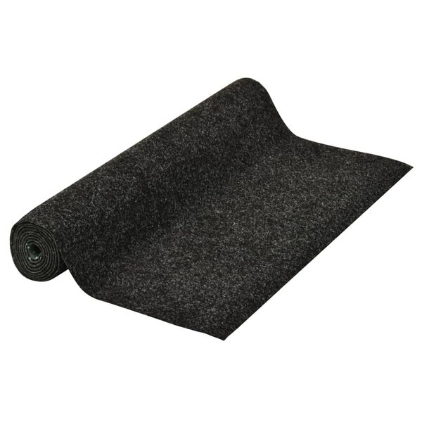 vidaXL Kunstgras met noppen 20x1 m antraciet