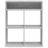 vidaXL Boekenkast 66x31x80 cm bewerkt hout grijs sonoma eikenkleurig