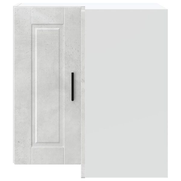 vidaXL Keuken hoekkast "Porto" bewerkt hout betongrijs