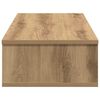 vidaXL Wandschap met lades 80x31x17 cm bewerkt hout artisanaal eiken