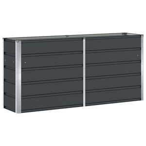 vidaXL Plantenbak Antraciet 160 x 40 x 75 cm Staal