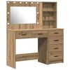 vidaXL Plafondtafel 2 pcs Bruin 78.5 x 41 x 135 cm Bewerkt hout