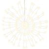 vidaXL Kerstverlichting vuurwerk 140 warmwitte LED's 17 cm