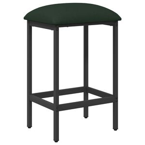 vidaXL Barkruk Donkergroen 40 x 32 x 64 cm Bewerkt hout