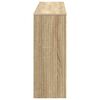 vidaXL Wandtafel Sonoma Eiken 155 x 29 x 74 cm Geconstrueerd hout
