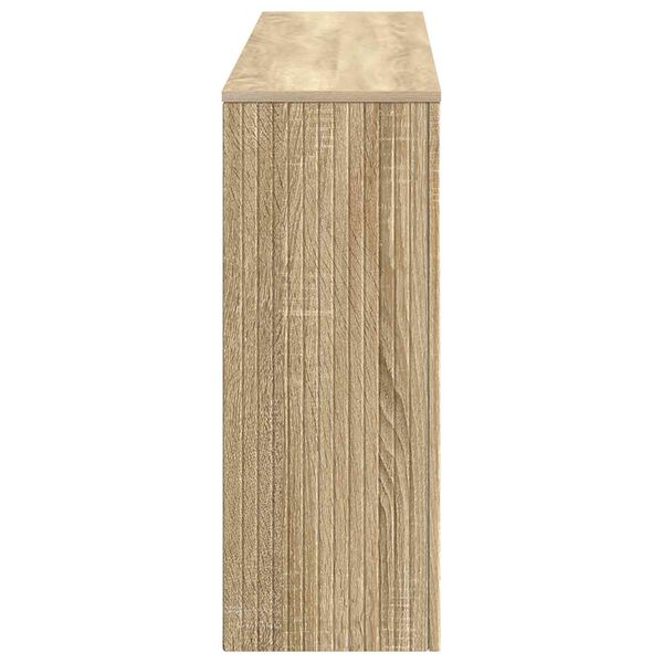 vidaXL Wandtafel Sonoma Eiken 155 x 29 x 74 cm Geconstrueerd hout