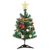 vidaXL Kunstkerstboom met verlichting mini 30 LED's 60 cm groen