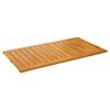vidaXL Badmat Bruin 100 x 55 cm Massief Acaciahout