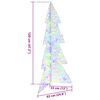 vidaXL Kerstboom met 100 LED Multikleur 120 cm Acryl