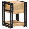 vidaXL Nachtkastje 2 pcs Bruin 30 x 30 x 40 cm massief mangohout