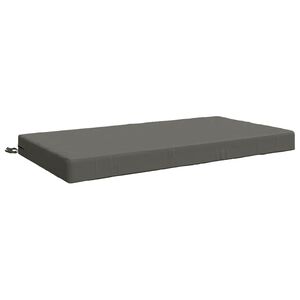 vidaXL Zitkussen SOEST 100% Polyester Grijs 120 x 80 x 10 cm