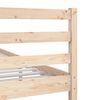 vidaXL Bedframe zonder matras massief hout 140x200 cm