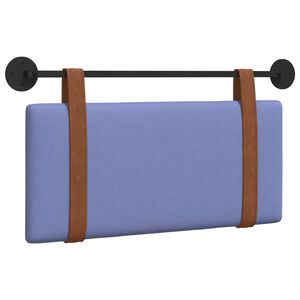vidaXL Hangend hoofdbord Jeans Blauw Antiek PU