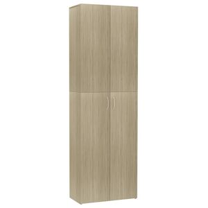 vidaXL Kantoorkast 60x32x190 cm bewerkt hout sonoma eikenkleurig
