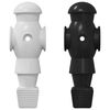 vidaXL Tafelvoetbalspelers 24 st Zwart en Wit 3,6 x 3,1 x 10,8 cm HIPS
