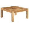 vidaXL Salontafel 80x80x40 cm massief mangohout