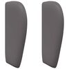 vidaXL Hoofdbord oor Dim Grijs PVC