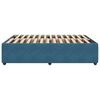 vidaXL Bedframe fluweel blauw 140x190 cm