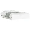 vidaXL Bedframe met lades bewerkt hout wit 150x200 cm