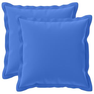vidaXL Kussensloop 2 st HOUTEN Koninklijk Blauw 30 x 30 cm Polyester