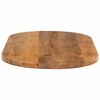 vidaXL Tafelblad ovaal 120x50x3,8 cm massief mangohout