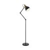 EGLO Vloerlamp THORNFORD zwart en brons
