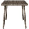 vidaXL Tuin salontafel rechthoekig 60x40x37 cm poly rattan grijs