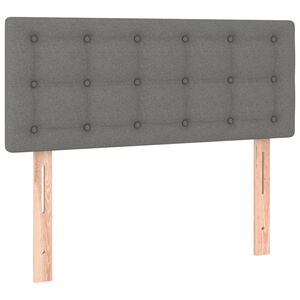 vidaXL Hoofdbord 80x5x78/88 cm stof donkergrijs