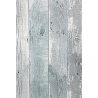 Noordwand Behang Topchic Wooden Planks grijs en blauw