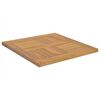 vidaXL Tafelblad vierkant 50x50x2,5 cm massief teakhout