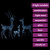 vidaXL Kerstversiering rendierfamilie 300 LED's koudwit acryl