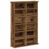 vidaXL CD Kast Oud hout 60 x 17 x 92 cm Bewerkt hout