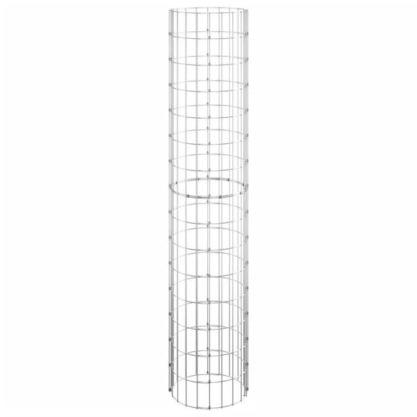 vidaXL Gabion paal rond &Oslash;30x150 cm gegalvaniseerd staal