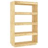 vidaXL Boekenkast / kamerscherm 80x35x135 cm massief grenenhout