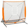 vidaXL Honkbaltrainingsnet 174x76x158,5 cm zwart