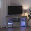 vidaXL Hoek LED TV Kast Grijs Sonoma 106 x 40 x 50 cm Bewerkt hout