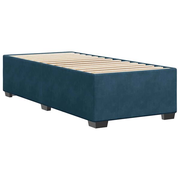 vidaXL Bedframe fluweel blauw 90x200 cm