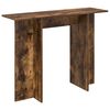 vidaXL Wandtafel Gerookte Eik 100 x 30 x 75 cm Bewerkt hout