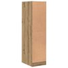 vidaXL Apothekerskast 30x41x118 cm bewerkt hout artisanaal eikenkleur