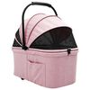 vidaXL Opvouwbare Huisdierenwagen Verstelbaar Roze 81 x 47 x 99 cm