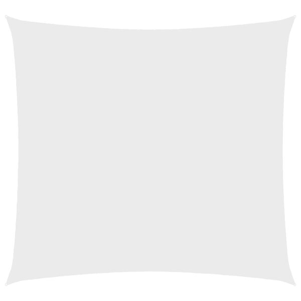 vidaXL Zonnescherm vierkant 5x5 m oxford stof wit
