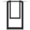 vidaXL Eettafelpoot O-frame 160x70x72 cm