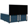 vidaXL Boxspring met matras fluweel blauw 180x200 cm