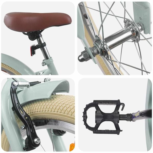 vidaXL Kinderfiets 20 Inch voor 6-11 jaar oud Lichtgroen