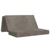vidaXL Vouwbare Bankbed 180 x 67 x 45 cm Lichtgrijs