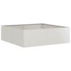 vidaXL Plantenbak 100x100x30 cm roestvrij staal