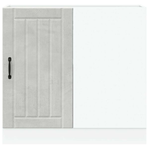 vidaXL Onderkast "Lucca" Hoogglans Wit Bewerkt Hout