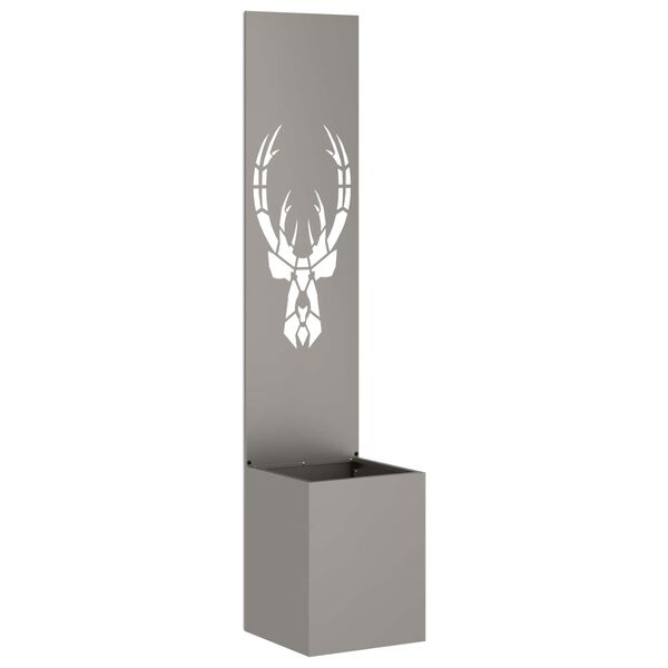 vidaXL Tuin Privacy Screen Dierenprint Roestig 32 x 140 cm Cortenstaal