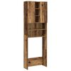 vidaXL Wasmachinekast 64x25,5x190 cm oud houtkleurig